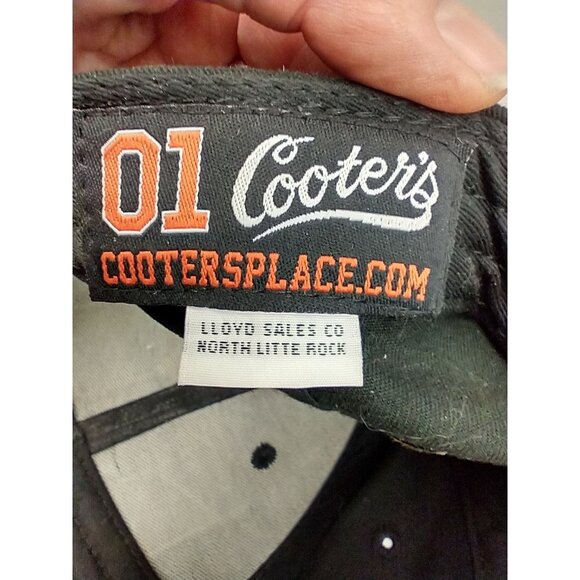 GENERAL LEE 01 Cooter's Place Black Cap Hat Embroidered Patch Confederate - Picture 7 of 7